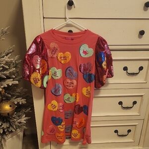 Queen Of Sparkles Candy Heart Dress